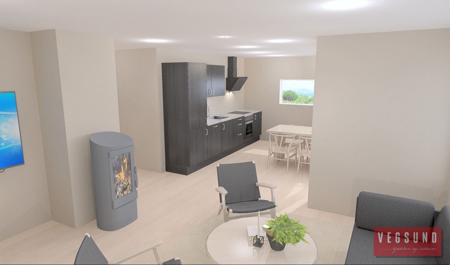 3D. Kjøkken Galleribilde
