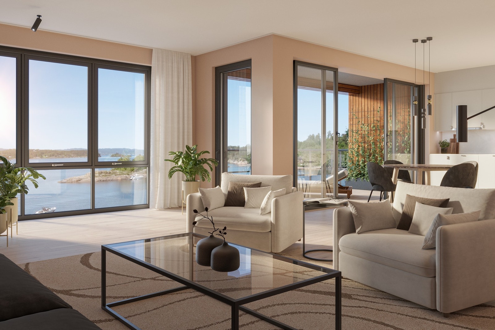 Innbydende og lekkert - flere kostnadsfrie tilvalg, for å skreddersy leilighet etter egne ønsker og stil Galleribilde