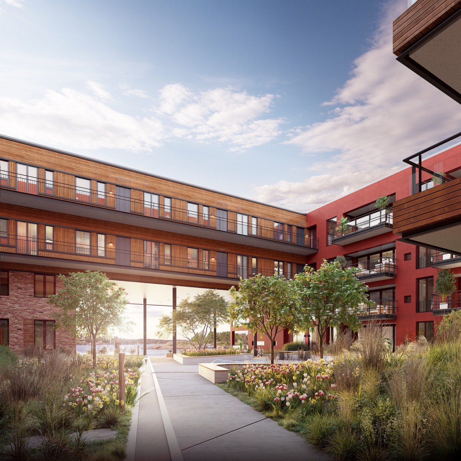 Hele området blir pent opparbeidet Galleribilde