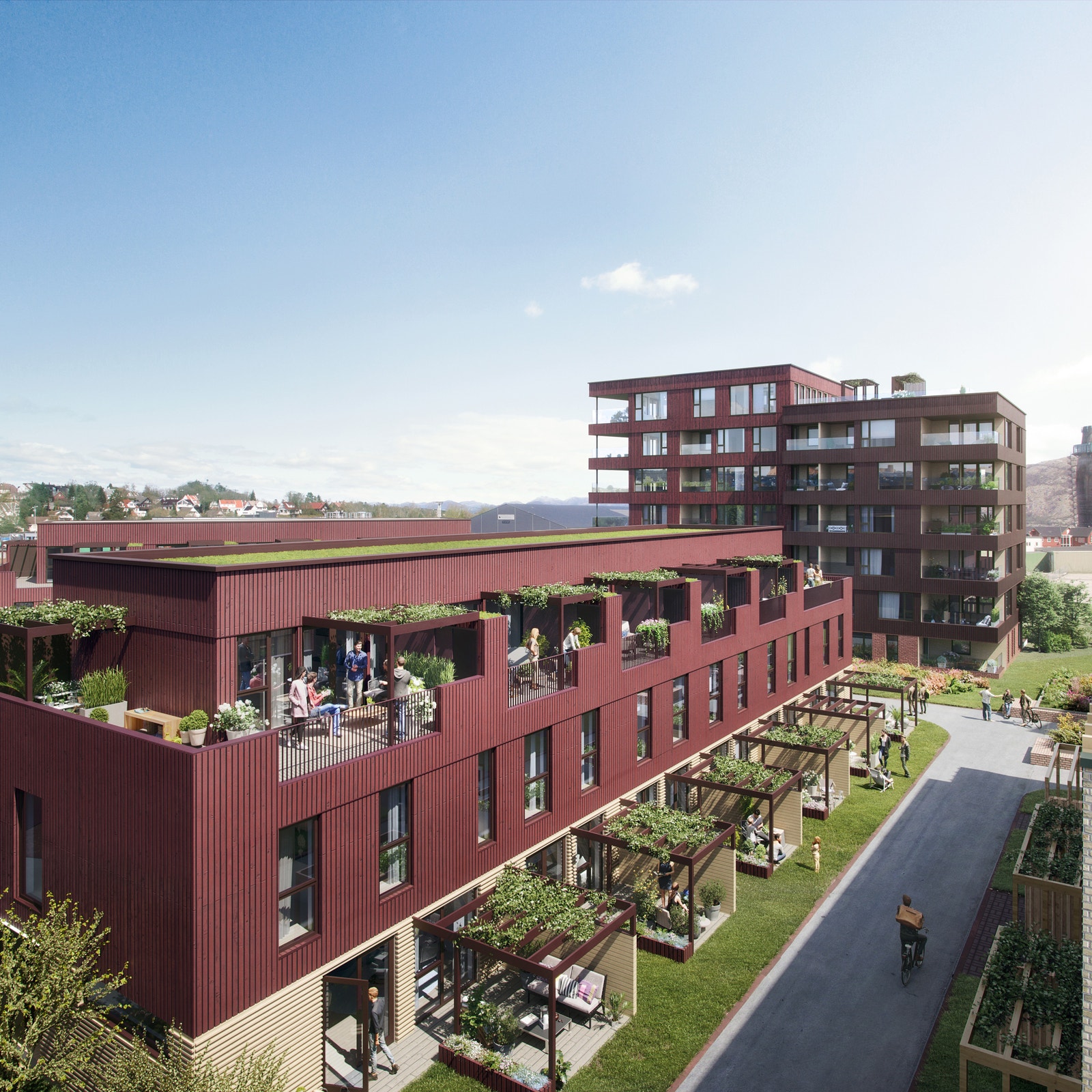 Prosjektet ligger sentralt i videreutviklingen av Hinna Park Galleribilde