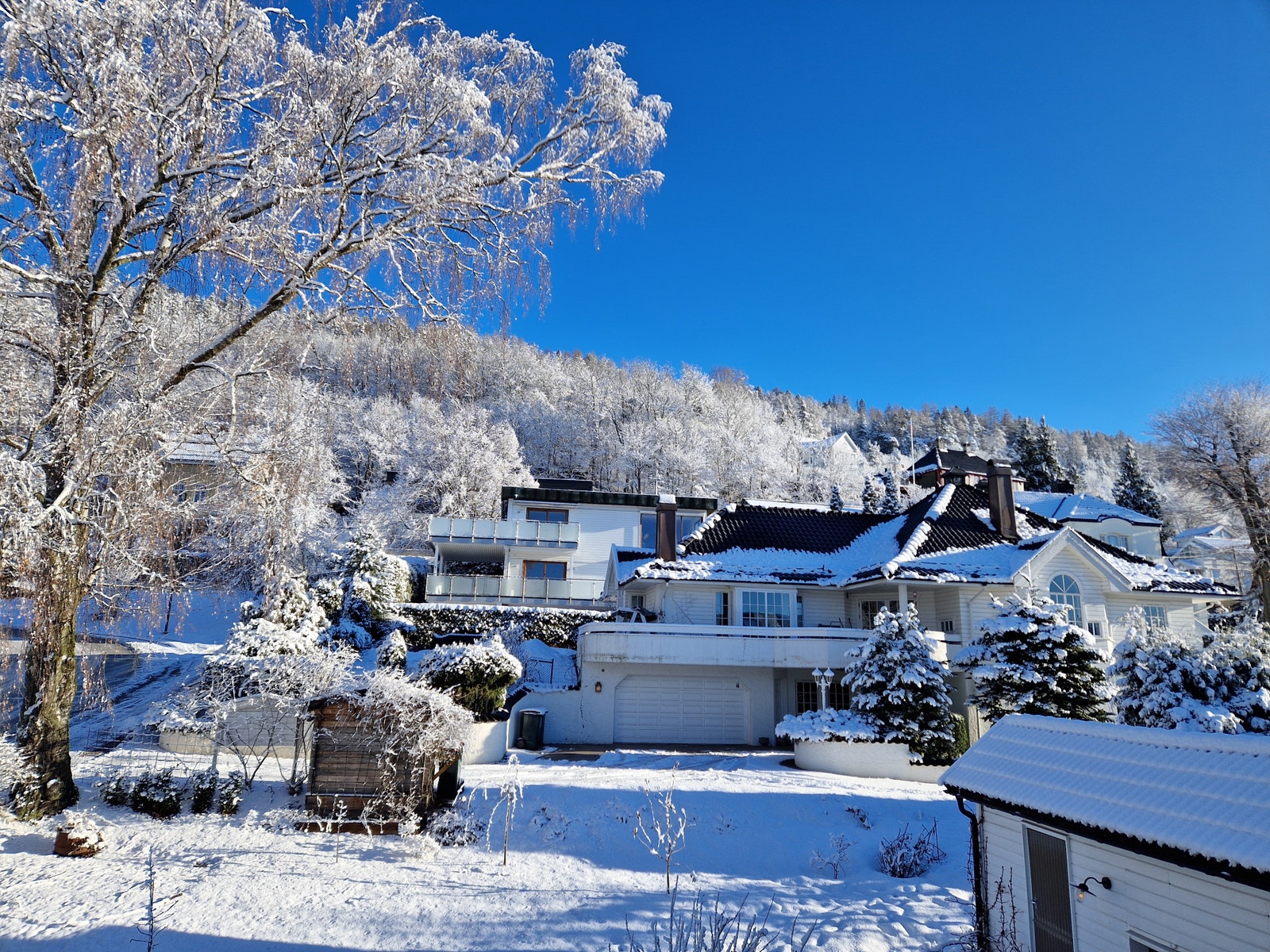 Utsikt fra balkongen. Galleribilde