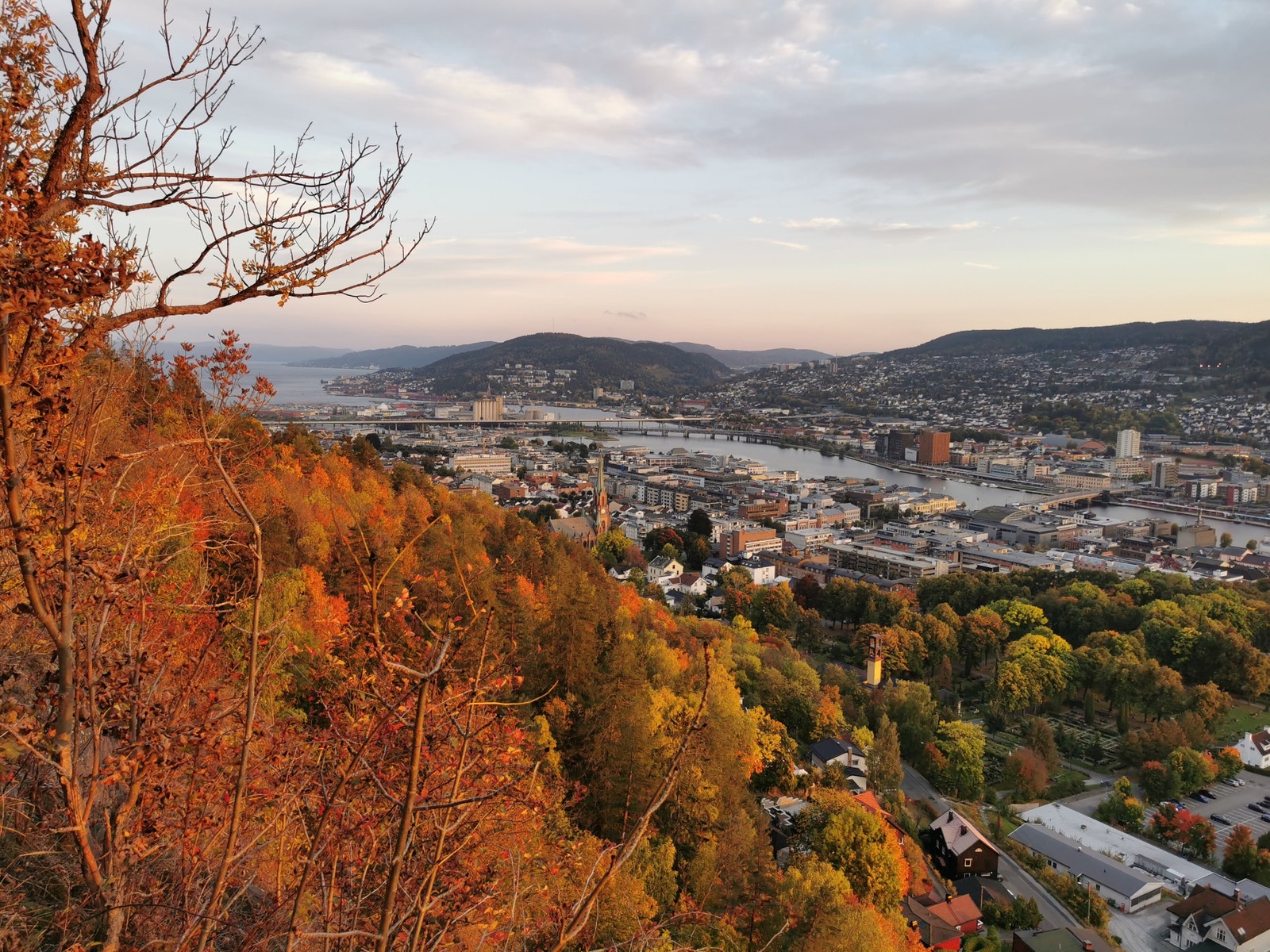Kort vei til fine turstier i Bragernesåsen. Galleribilde