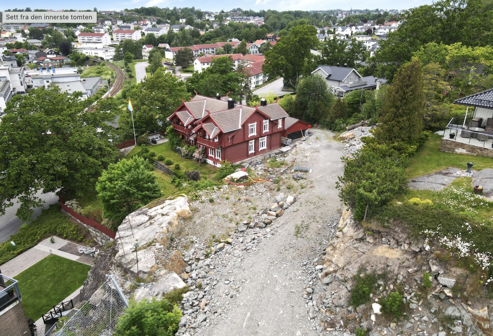 Sett fra den innerste tomten Galleribilde