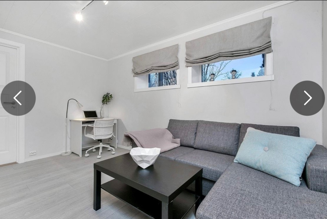 Stue i tilknytning til soverom. Galleribilde