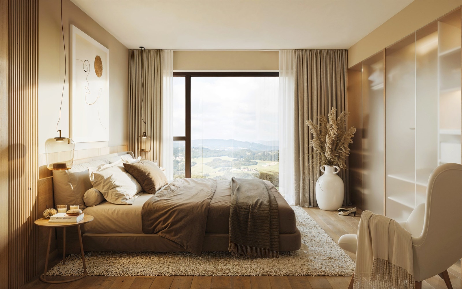 Soverom med uhindret utsyn Galleribilde