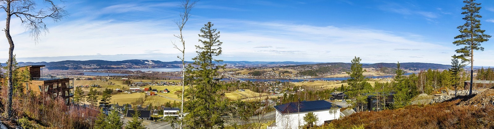 En av Løkenåsens aller beste tomter - panoramautsikt mot vest Galleribilde