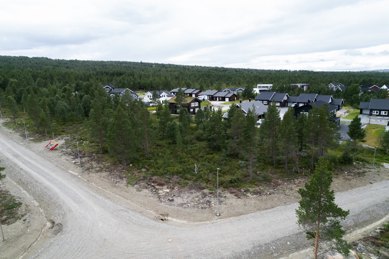 Flyfoto av tomten Galleribilde