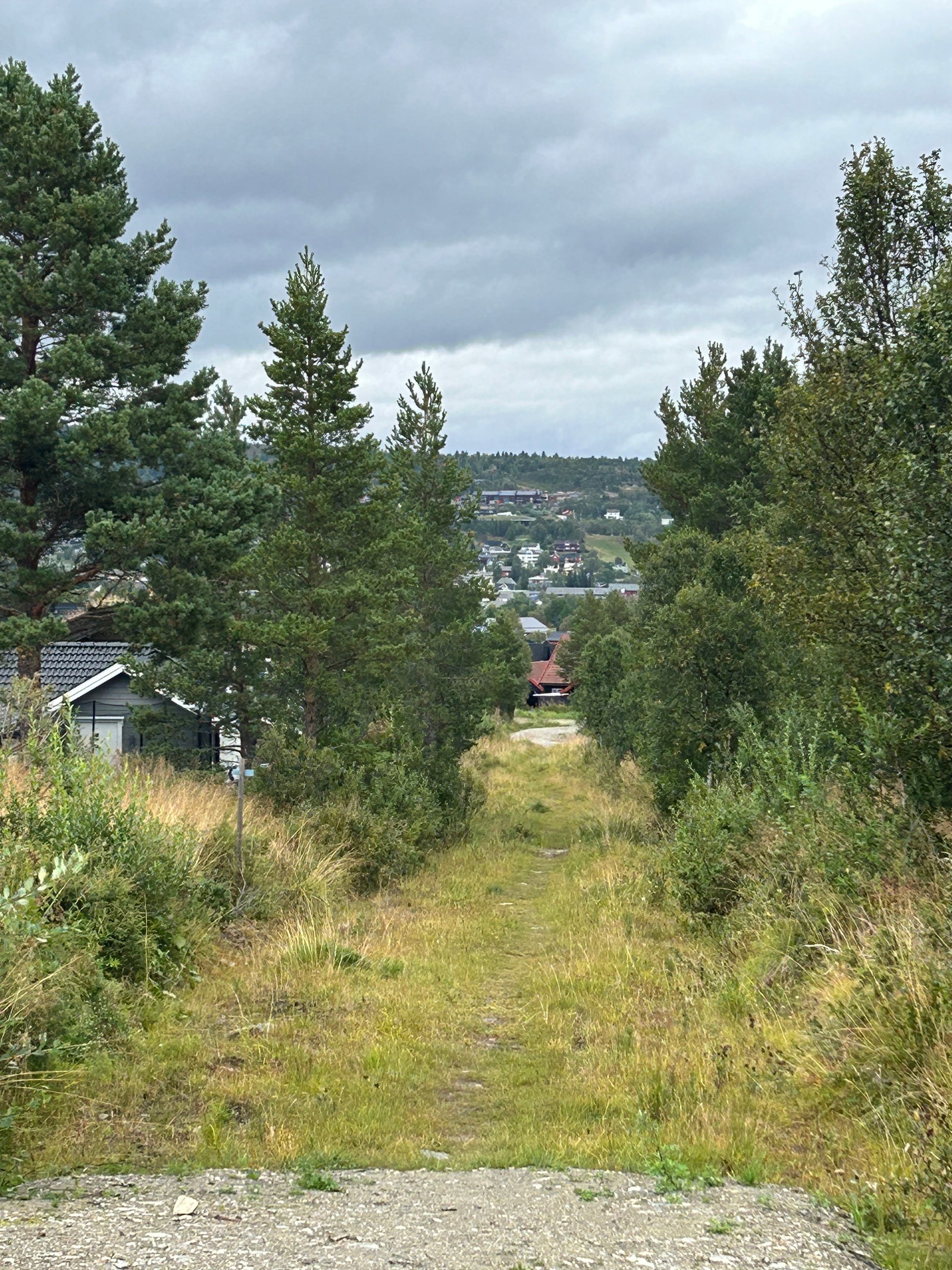 Tur sti/skiløype i umiddelbar nærhet Galleribilde