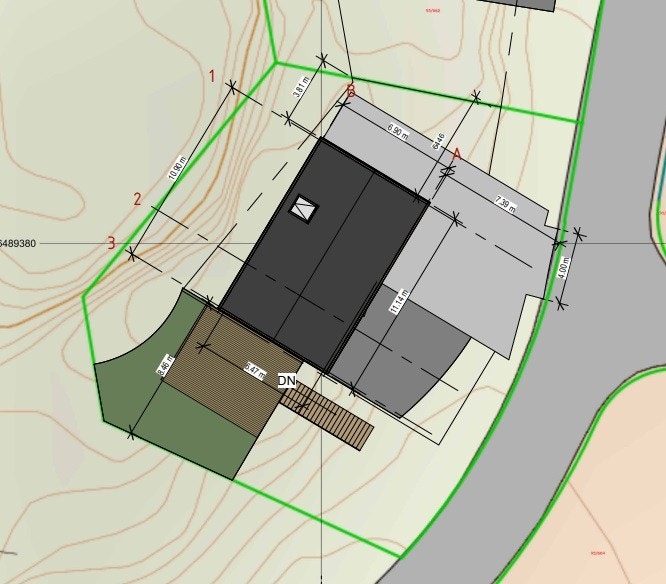 Situasjonsplan Galleribilde