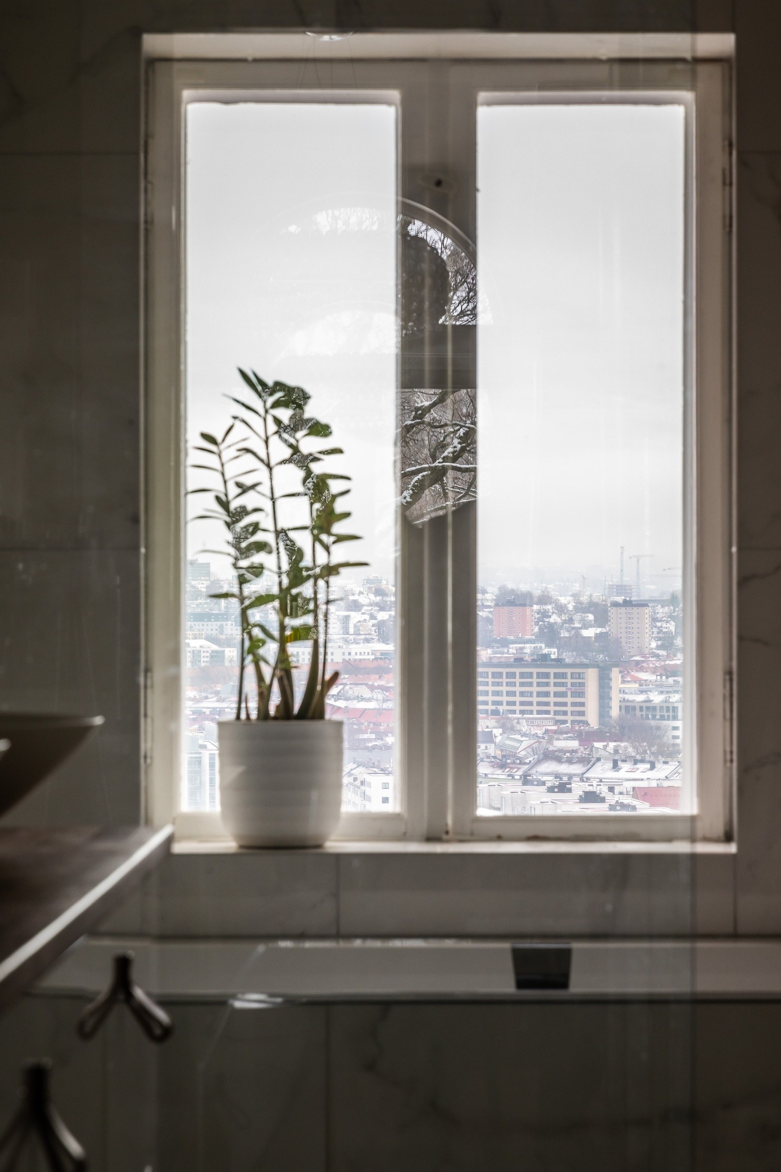 Utsikt fra hovedbad Galleribilde