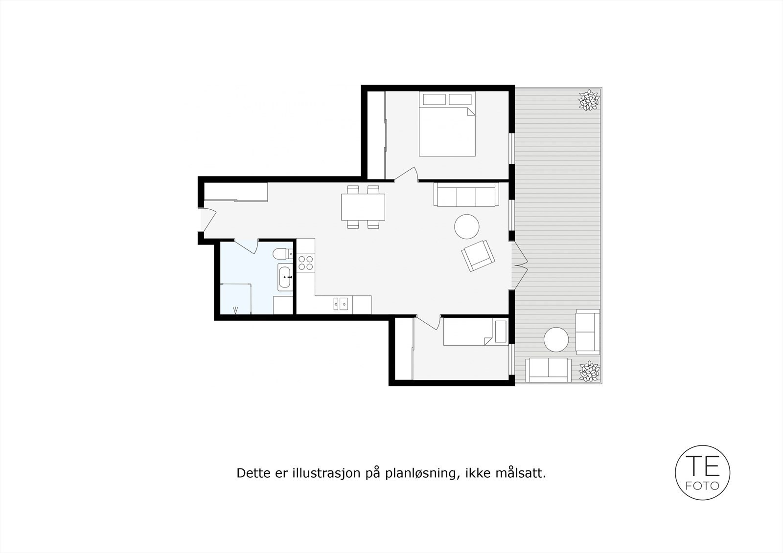 Planløsning L4 Galleribilde