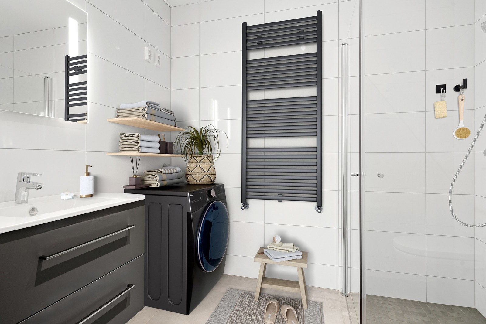 bad: illustrasjon fra leilighet i første byggetrinn Galleribilde