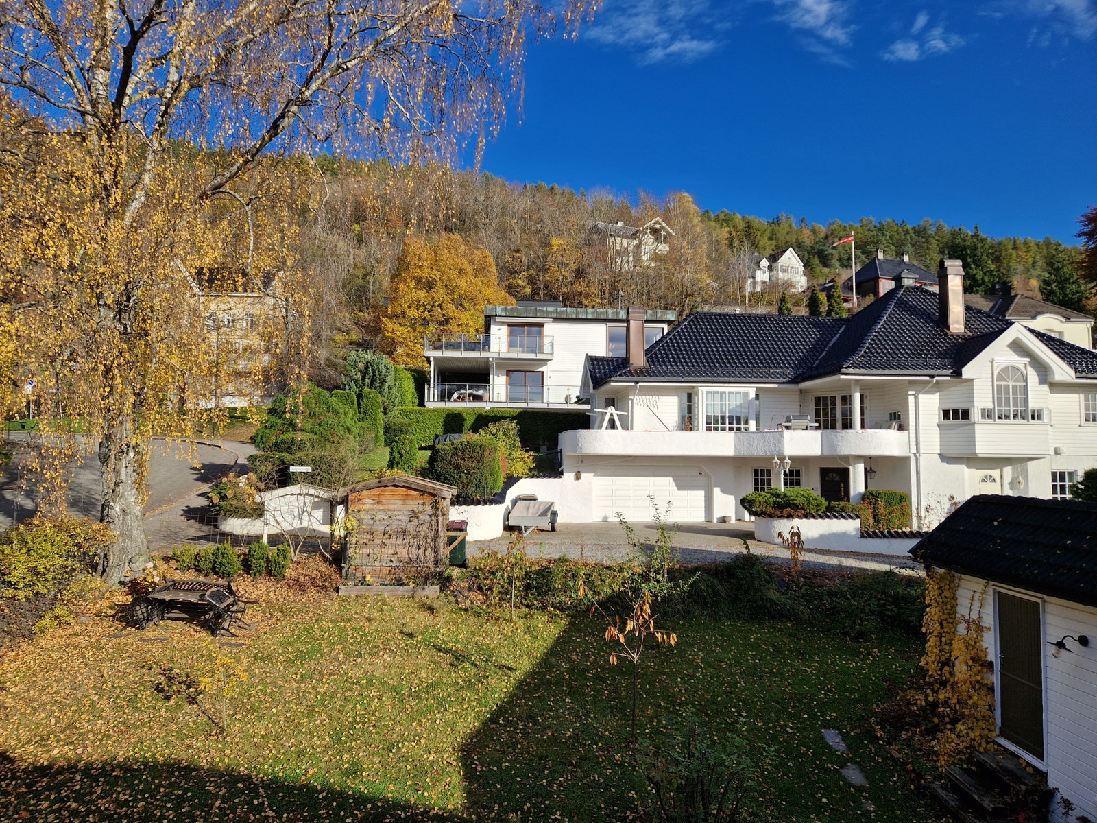 Utsikt fra balkongen. Galleribilde