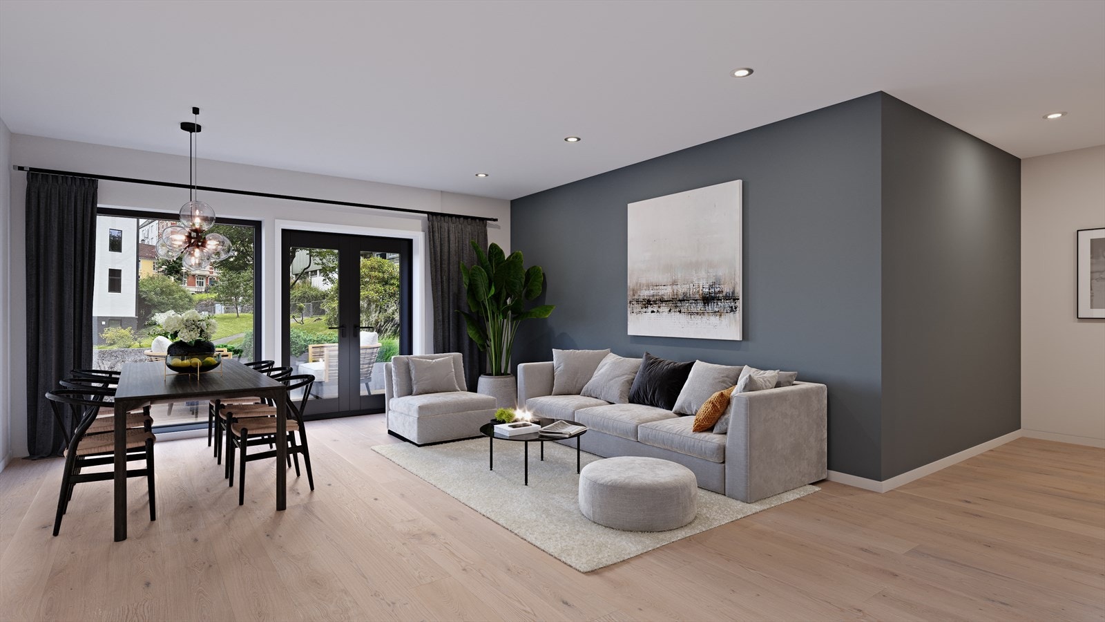 Vi har gleden av å kunne presentere 6 nye leiligheter i 1 etasje fra 44 til 82kvm på vakre Nordnes!
Her får alle fine markterrasse i størrelse fra 5,4 kvm til 22,5 kvm Galleribilde