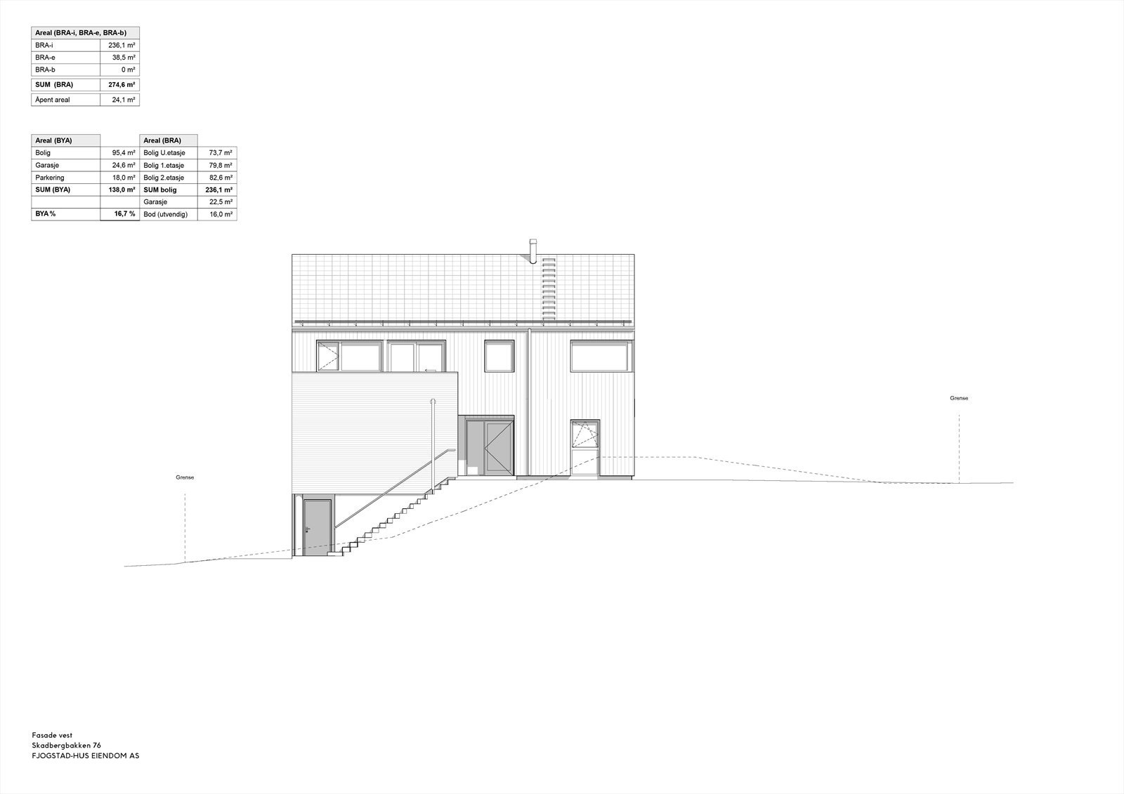 Fasade vest Galleribilde