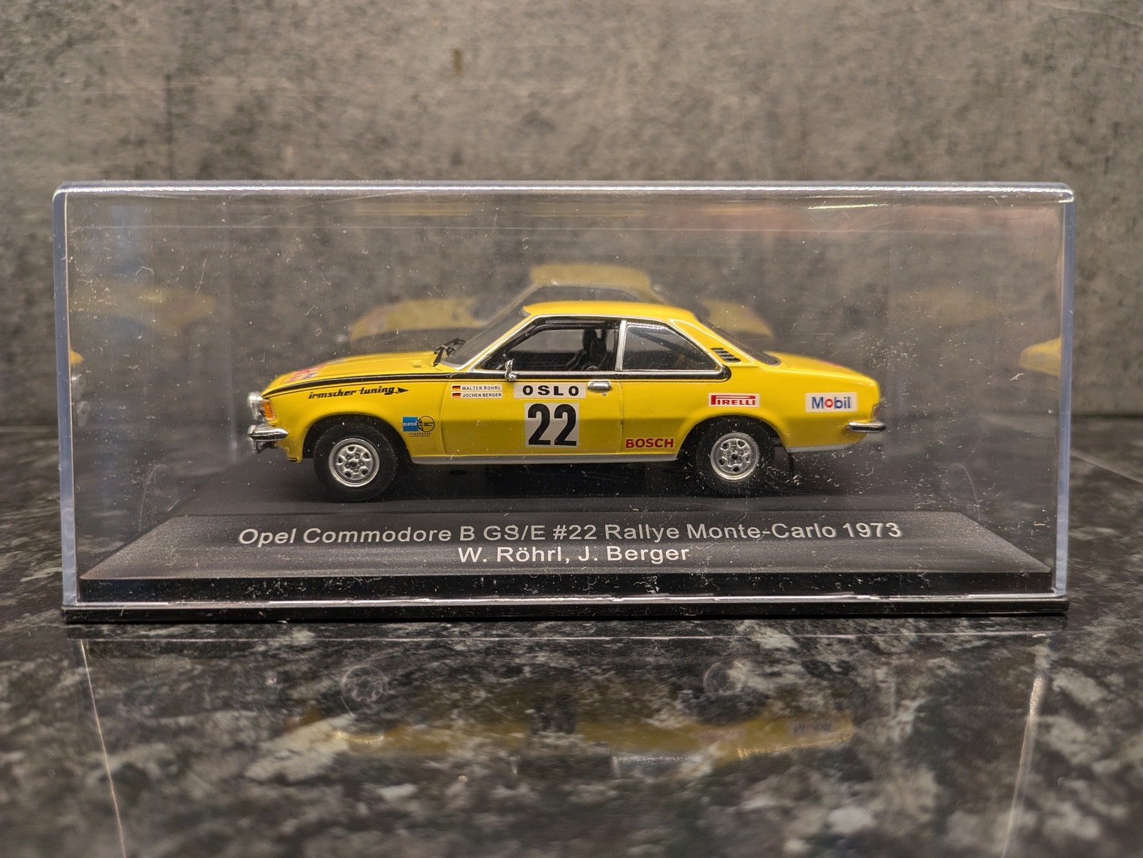 Opel Commodore B GS/E N°22 Rallye Monte-Carlo 1974 – OttoMobile échelle 1/18