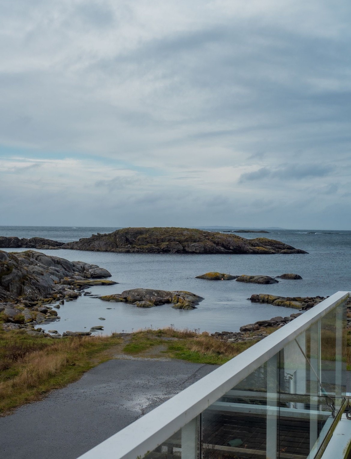 Utsikten fra terassen Galleribilde