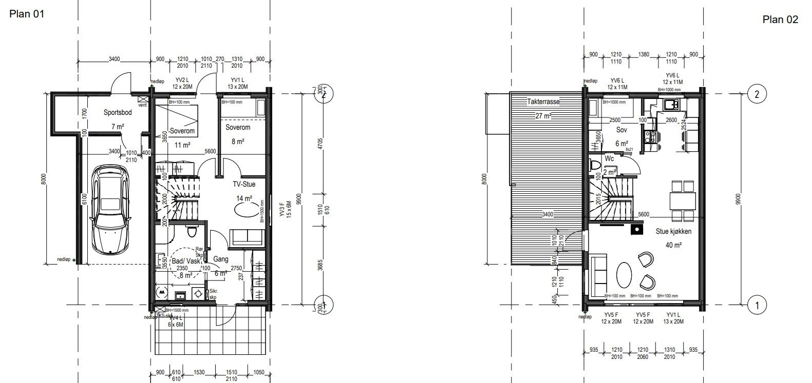 Plantegning Galleribilde