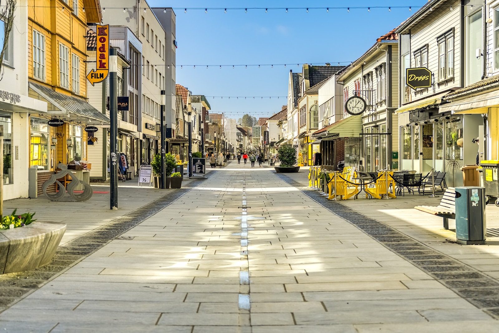 Langgata i Sandnes Galleribilde