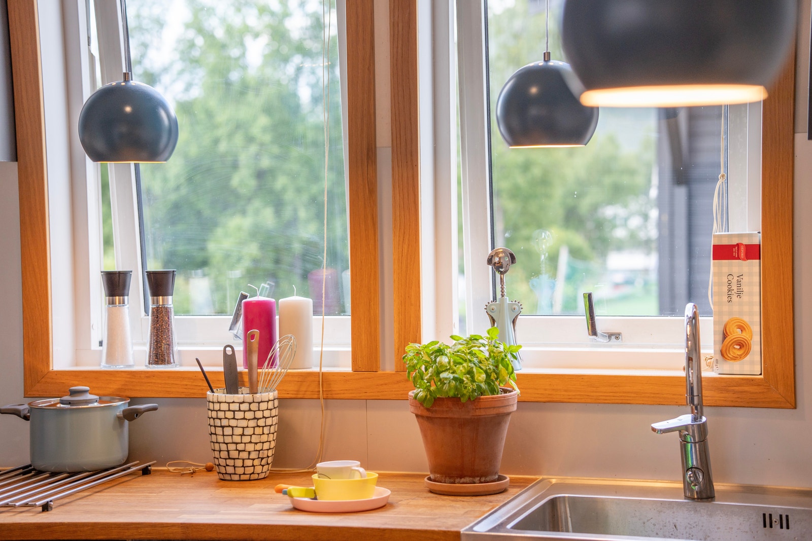 Kjøkken med utsikt og alt man trenger Galleribilde