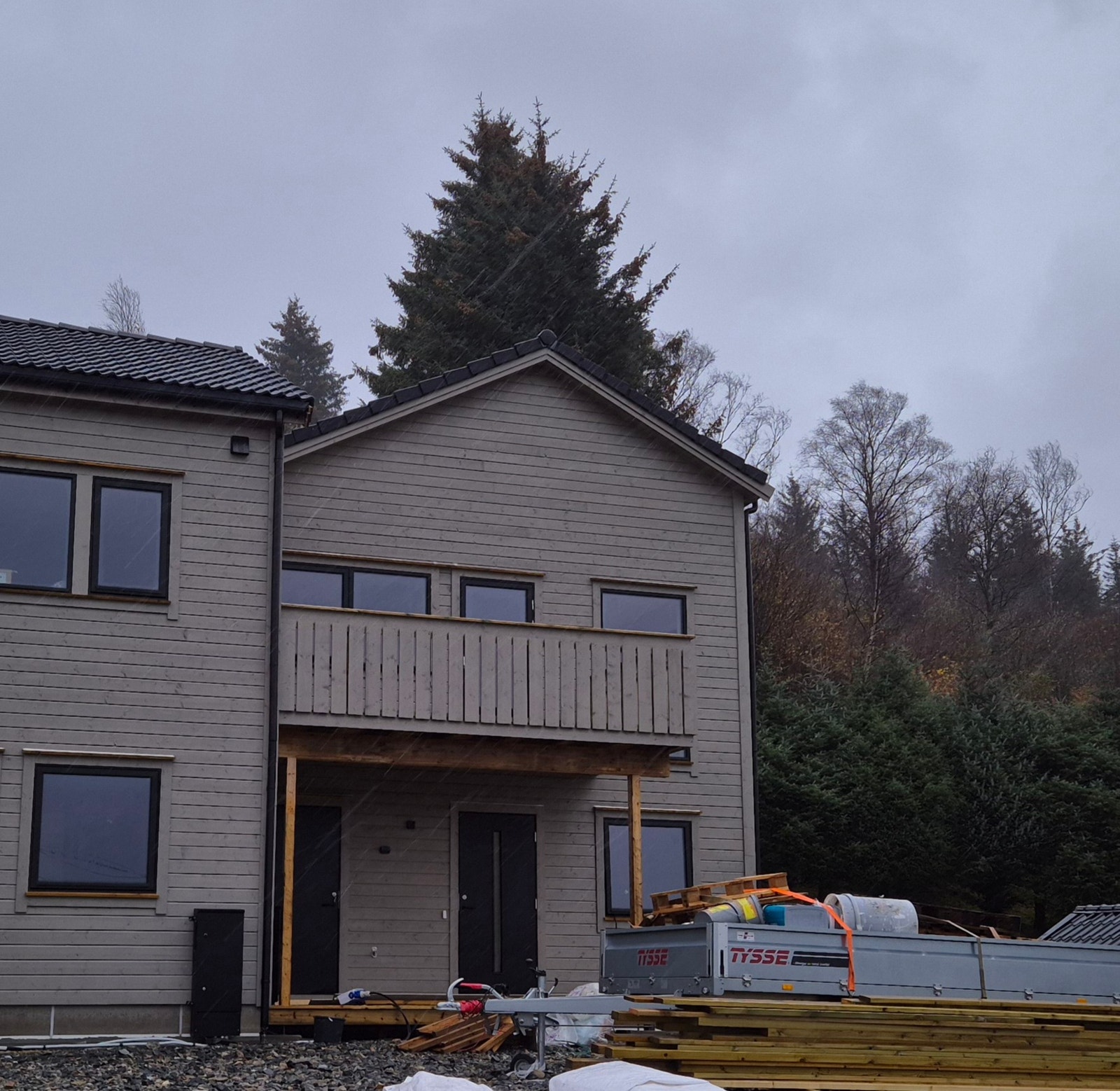 Del av tomannsbolig som leies ut. Galleribilde