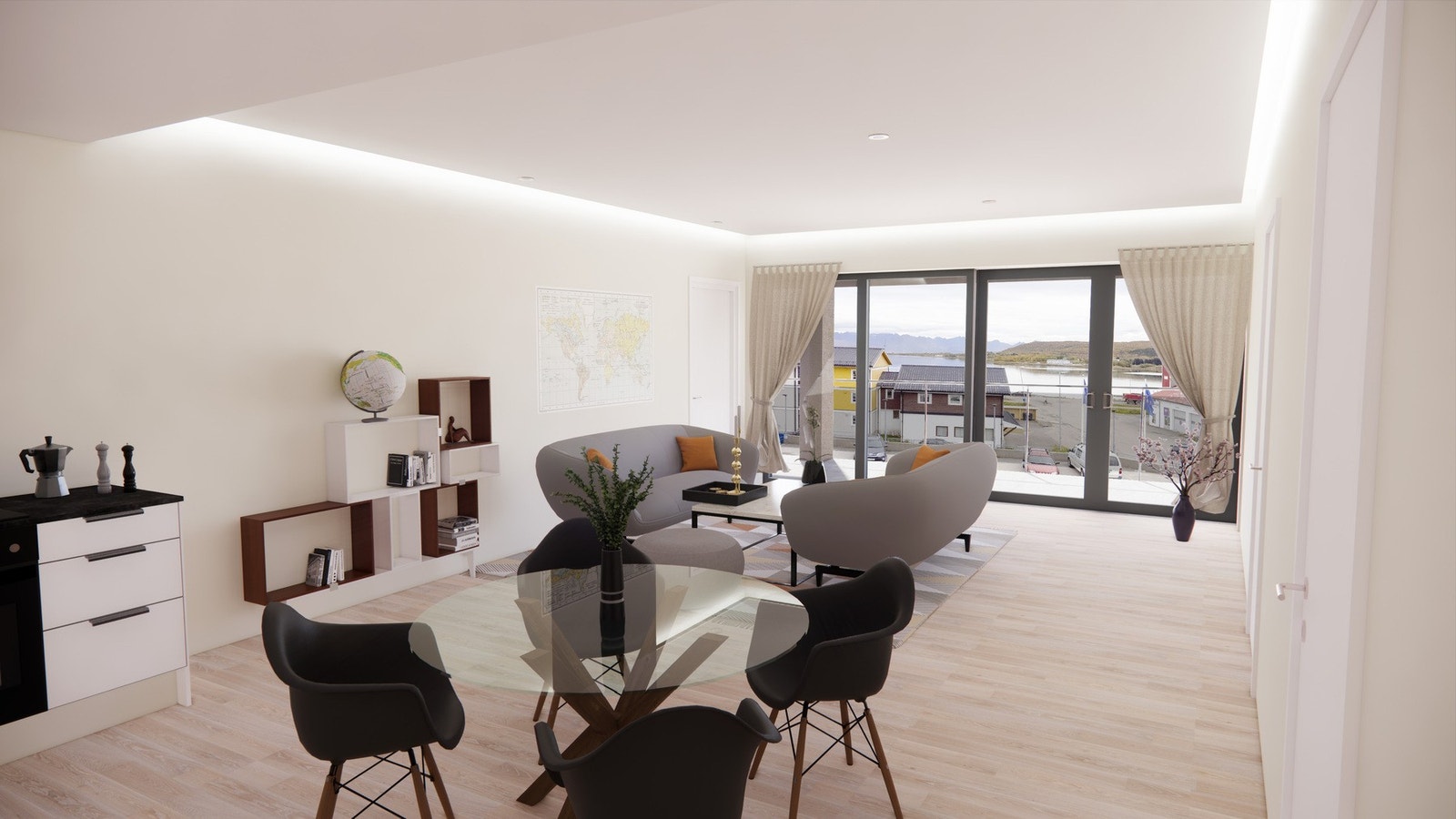 Leilighetstype B - Illustrasjonsbilde leilighet 203 Galleribilde