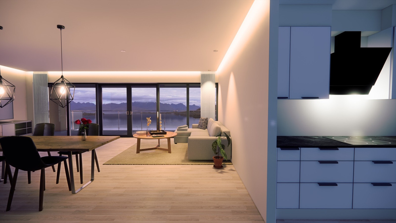 Leilighetstype C - Illustrasjonsbilde leilighet 204, 304 og 404 - Galleribilde