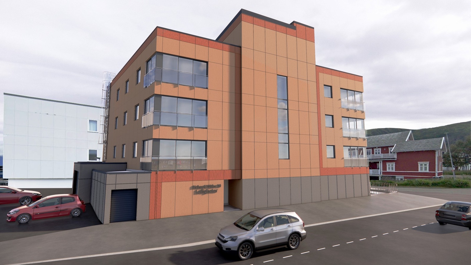 Fasade nord/ nordøst - Illustrasjonsbilde Galleribilde