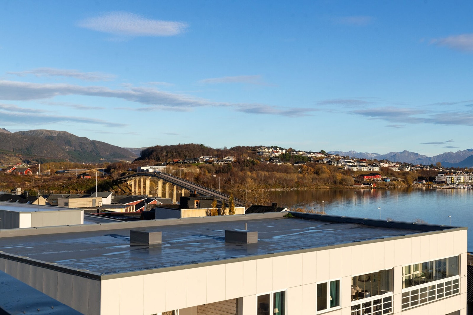 Bilde tatt fra takterrassen Galleribilde