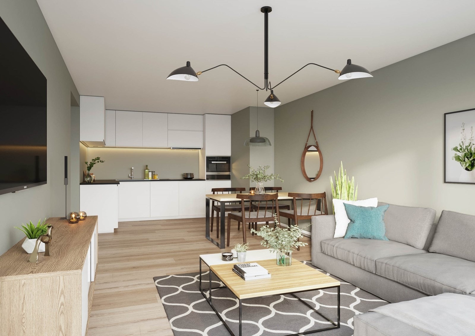 Boligene kommer i ulike størrelser og planløsninger, men får moderne og tidsriktige flater. Vi ser frem til å vise de ulike typene. Galleribilde