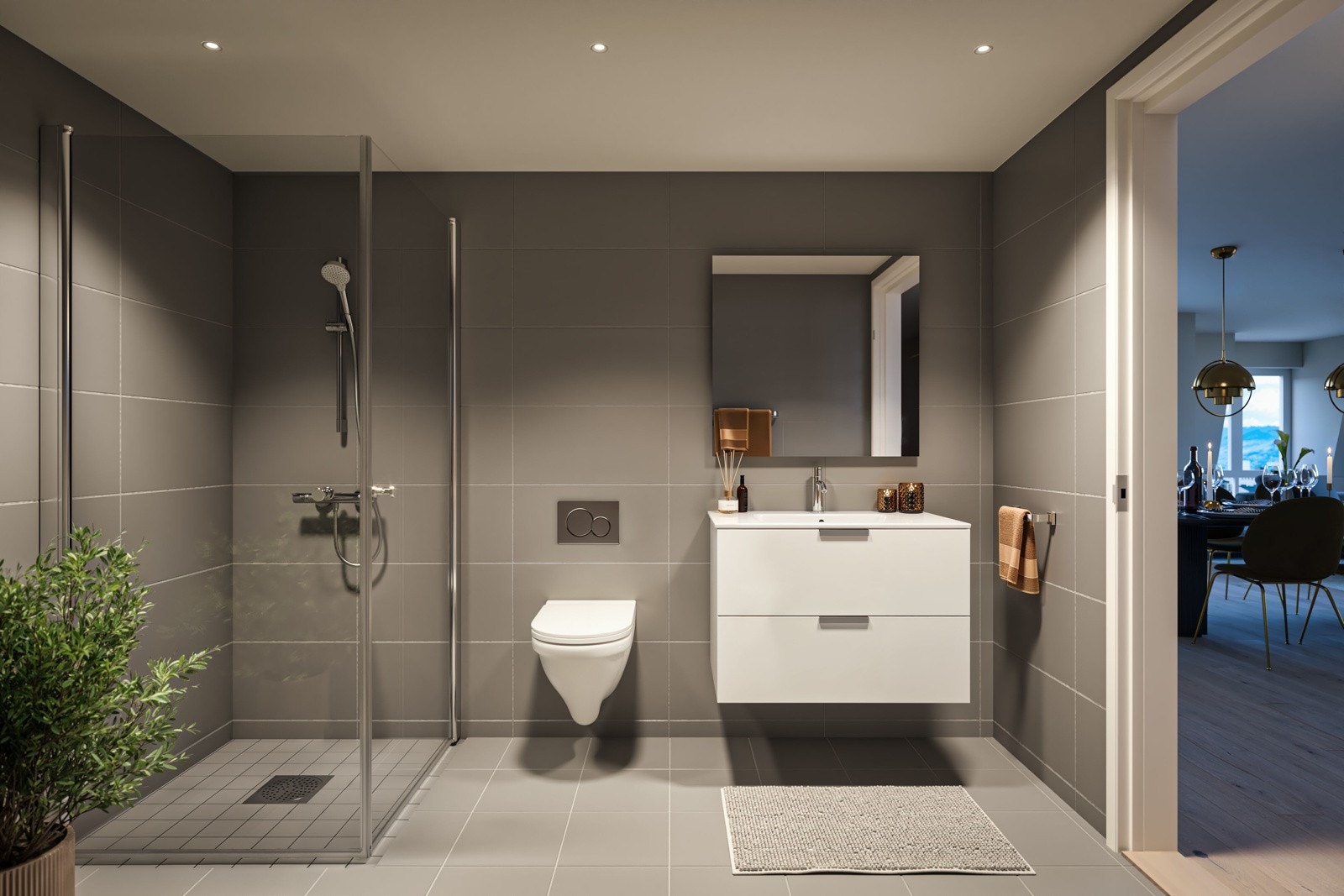 Illustrasjon av bad Galleribilde