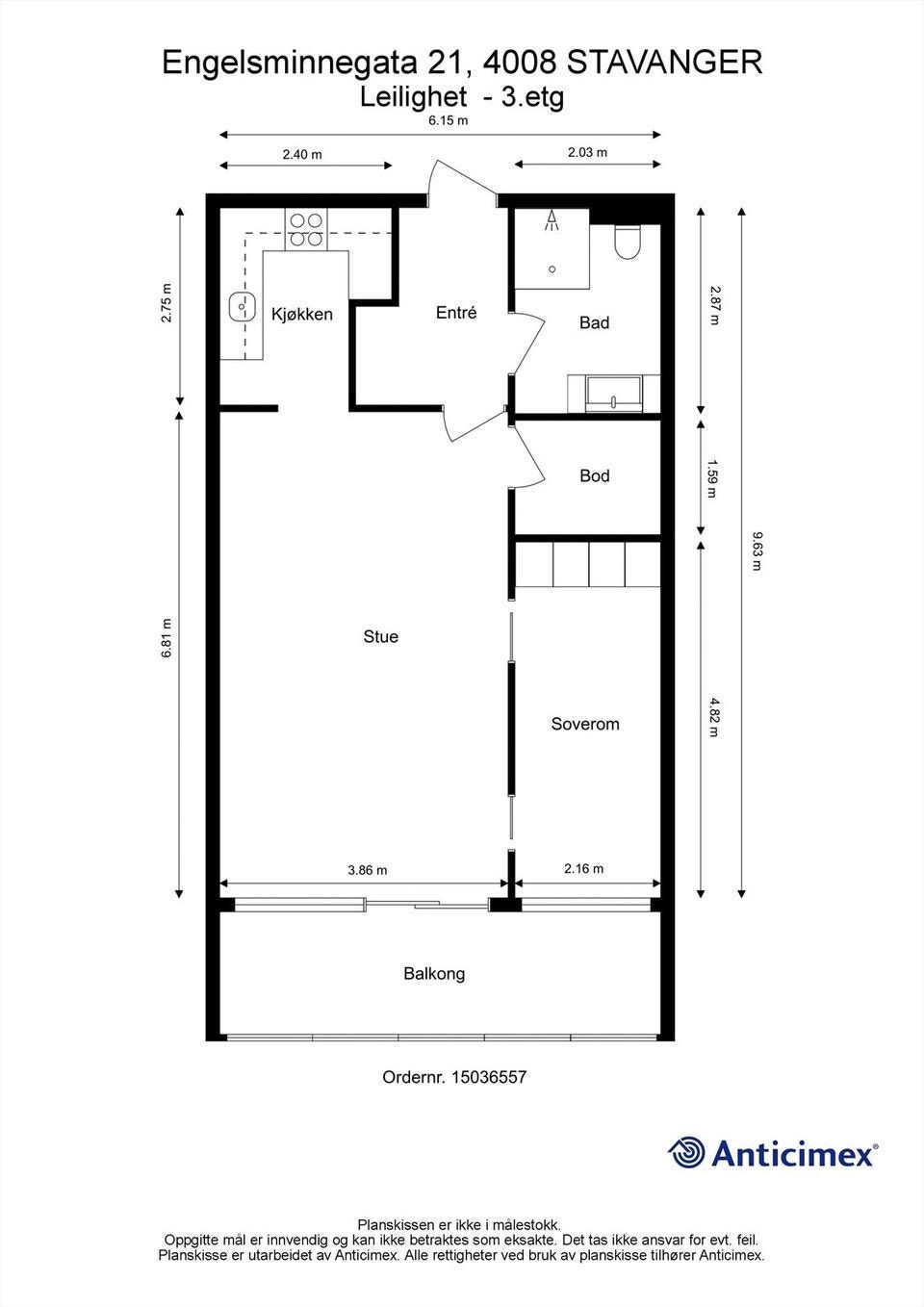 Plantegning Galleribilde