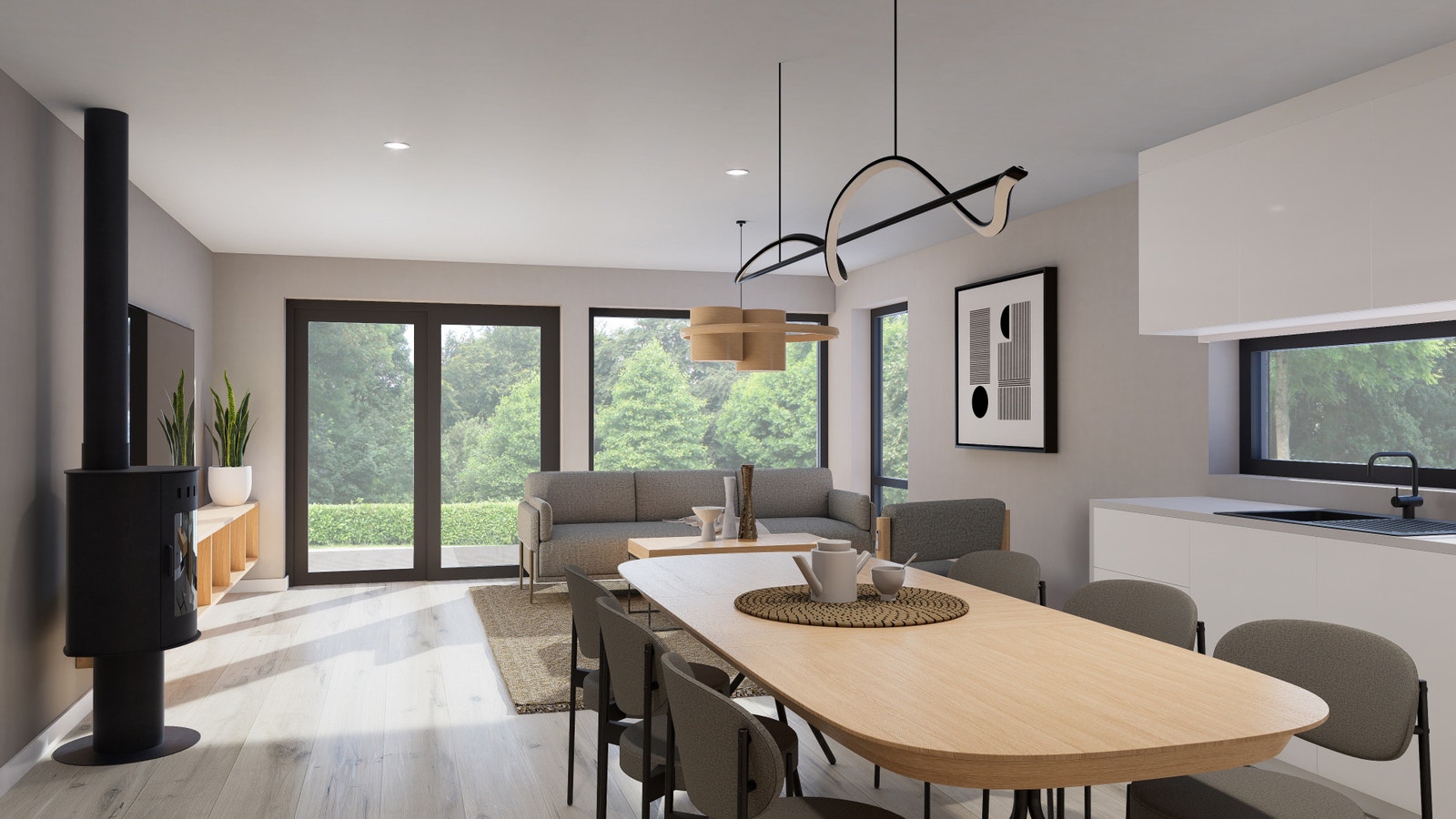 Illustrasjonsbilde av stue. Kan avvike fra standard leveranse. Galleribilde