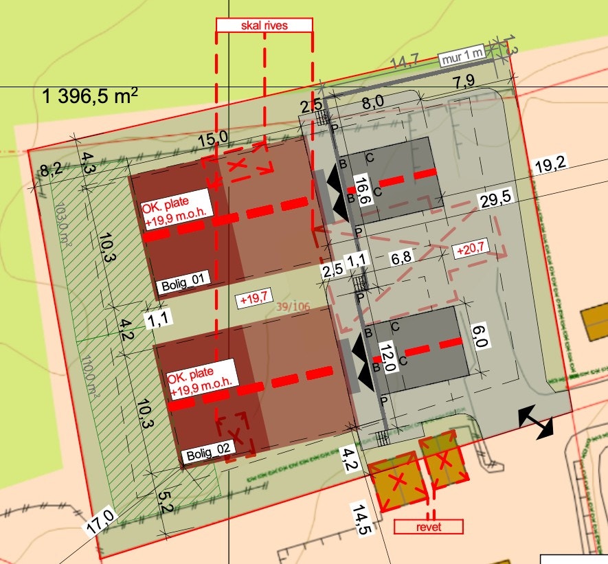 Situasjonsplan. Galleribilde