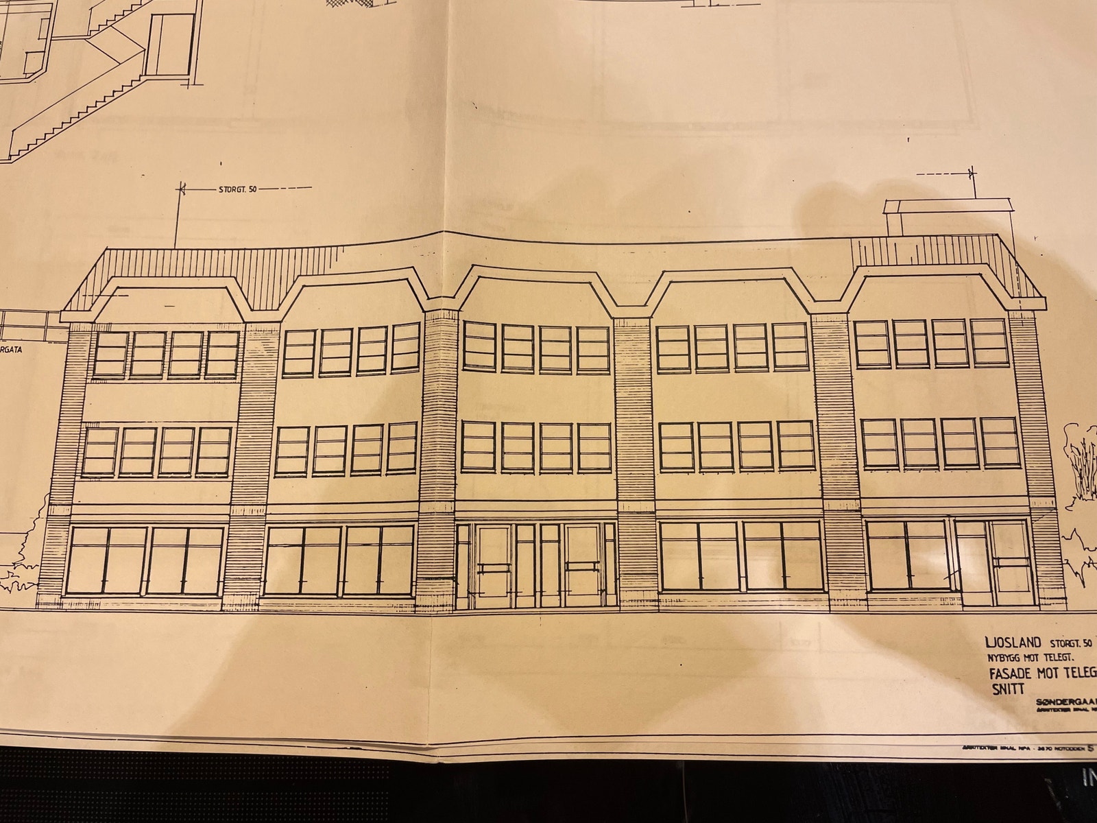 Tegning nytt bygg Galleribilde