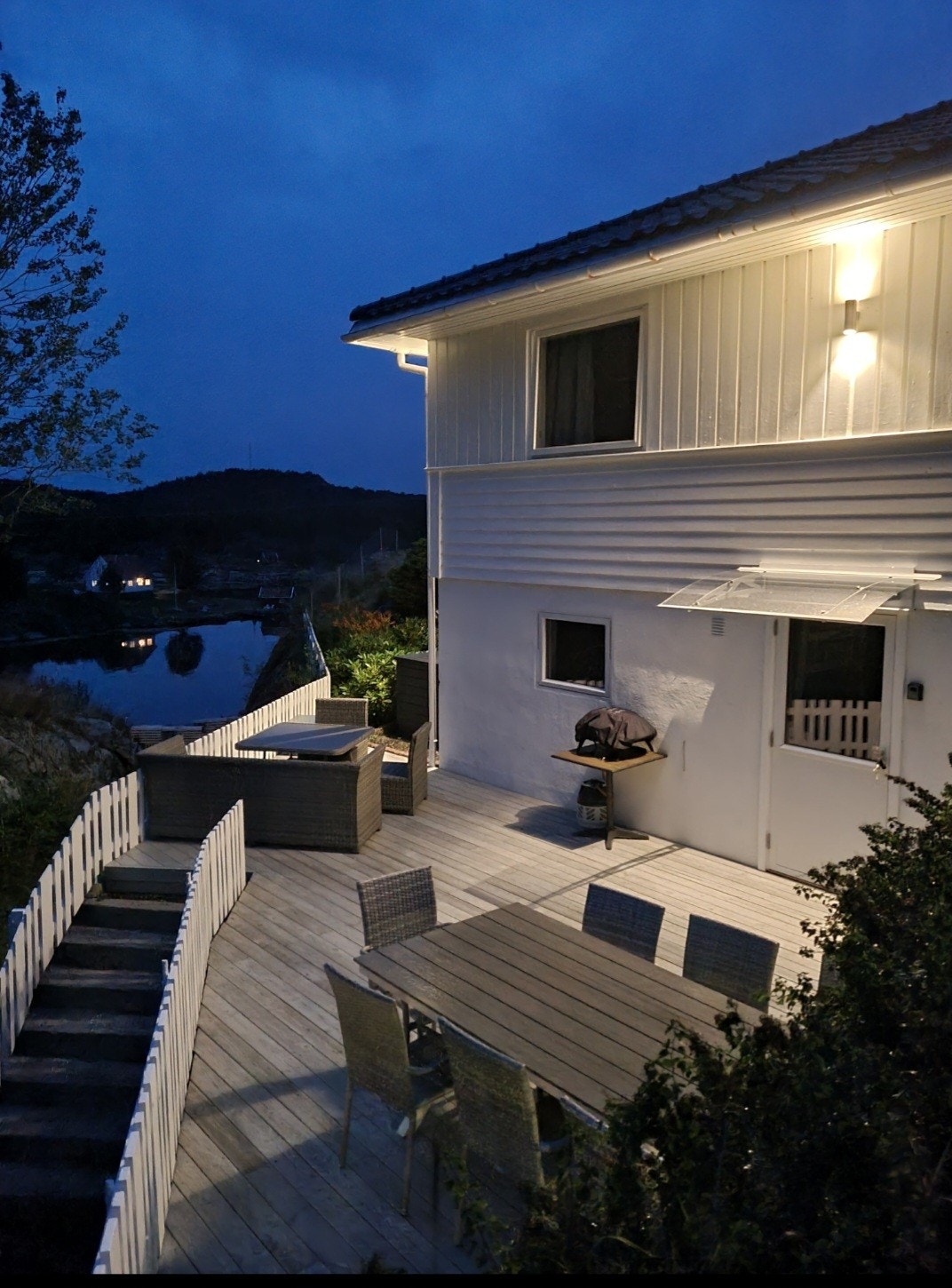 Terrasse til leiligheten Galleribilde