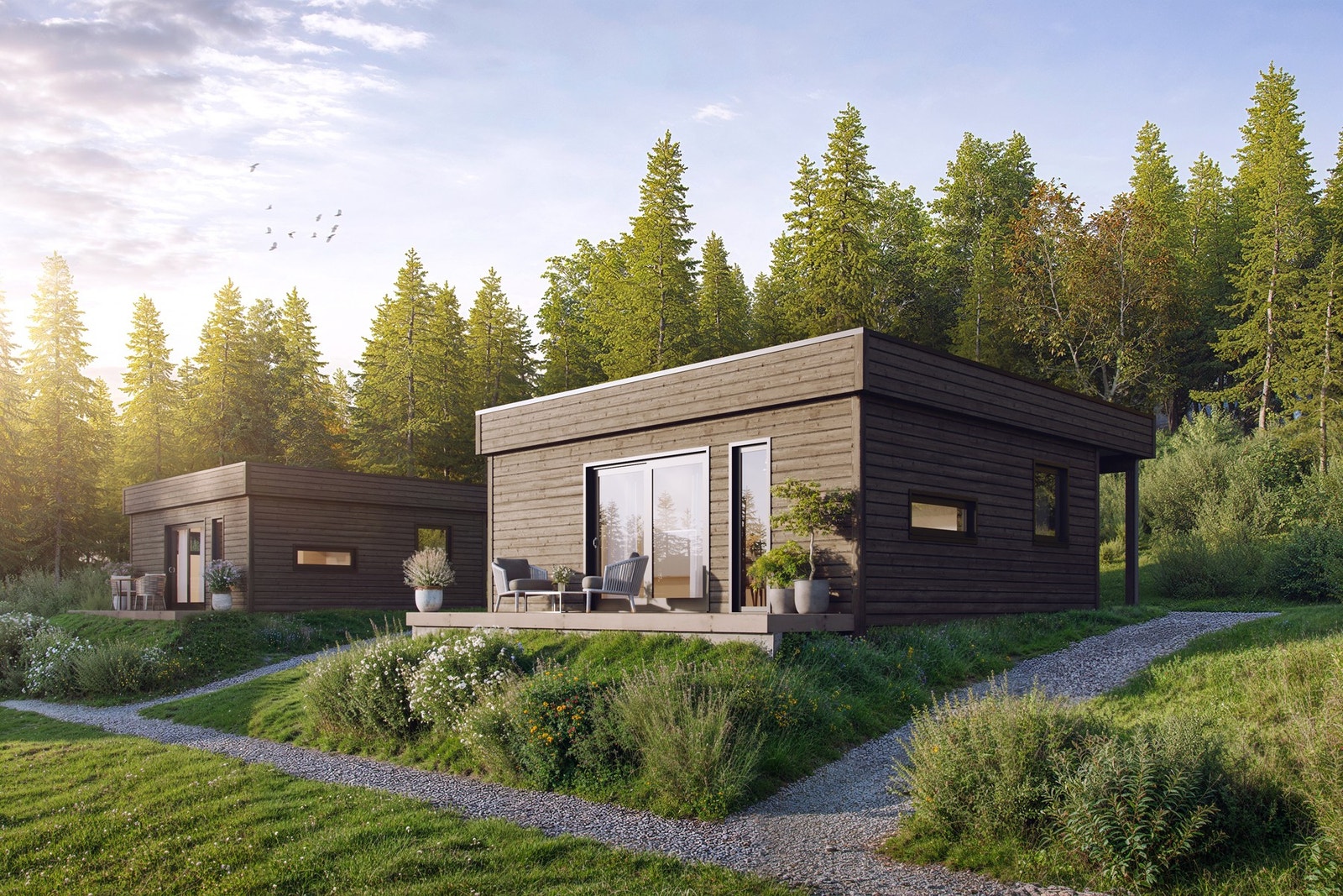 Illustrasjonsbilde. Boligene er på ca. 41 kvm og har en veldig arealeffektiv planløsning. Galleribilde