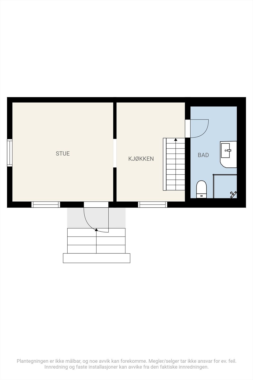 Plantegning 1. etg. Galleribilde