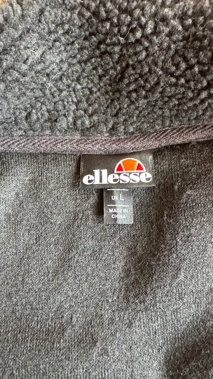 Ellesse CRISTOFI fleecejakke (svart) FINN-torget