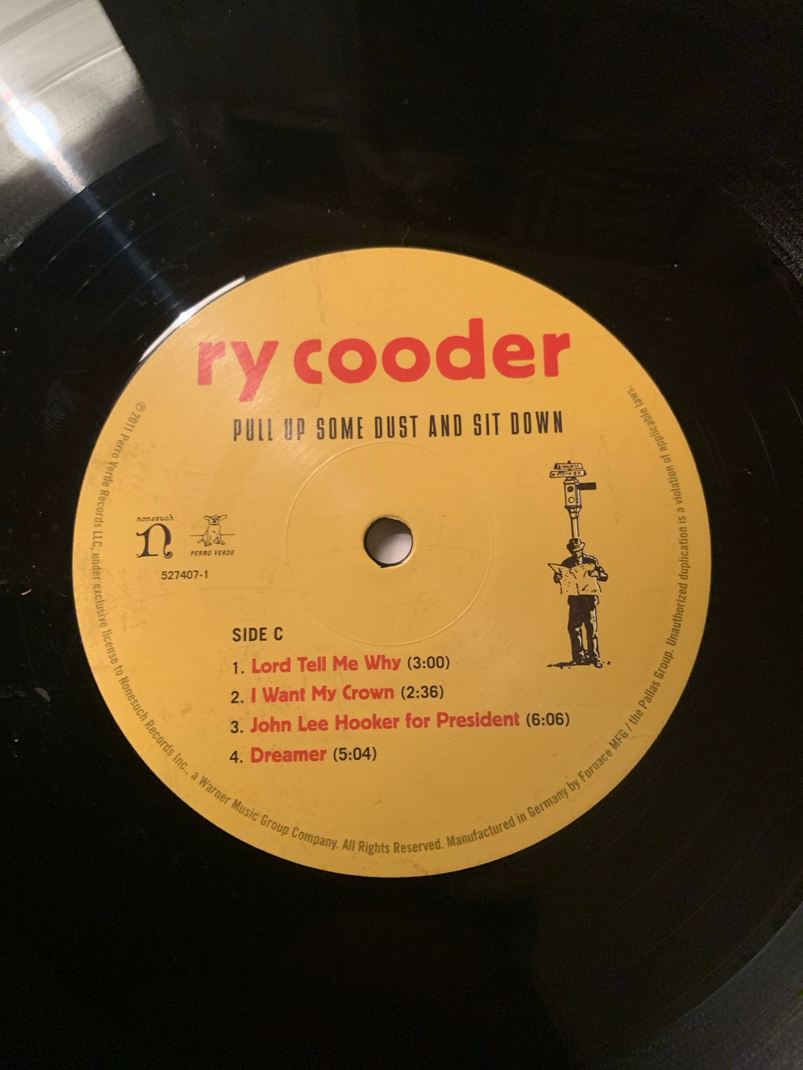 ry cooder pull up some dust 安い レコード