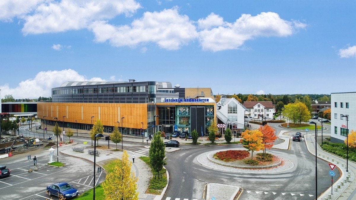 Jessheim storsenter i gangavstand Galleribilde
