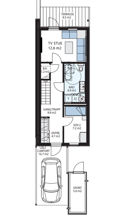 1. etasje Galleribilde