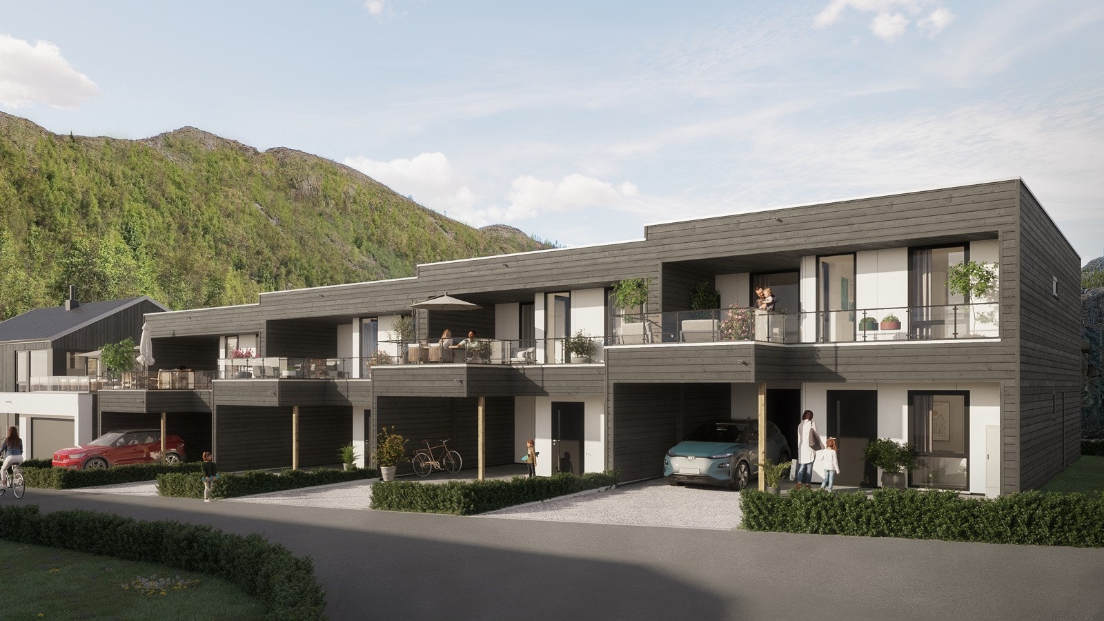 Velkommen til Kodlidalen B17! Flotte moderne boliger over 2 plan Galleribilde
