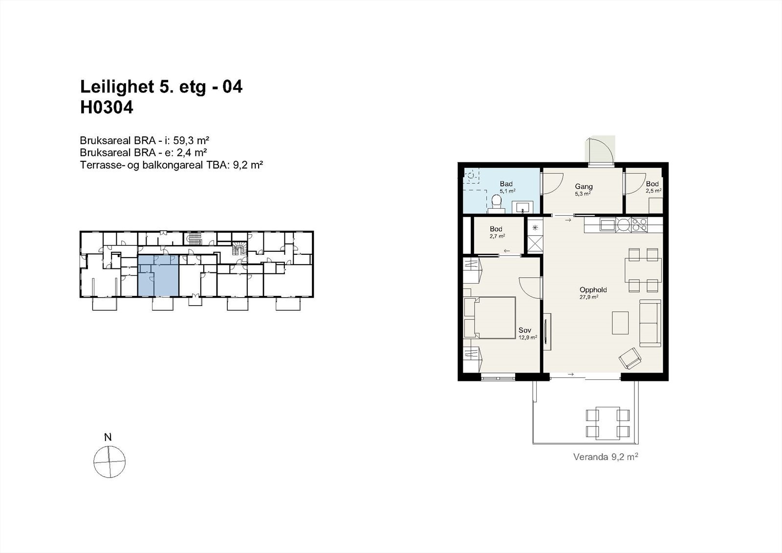 Plantegning L4-5 Galleribilde