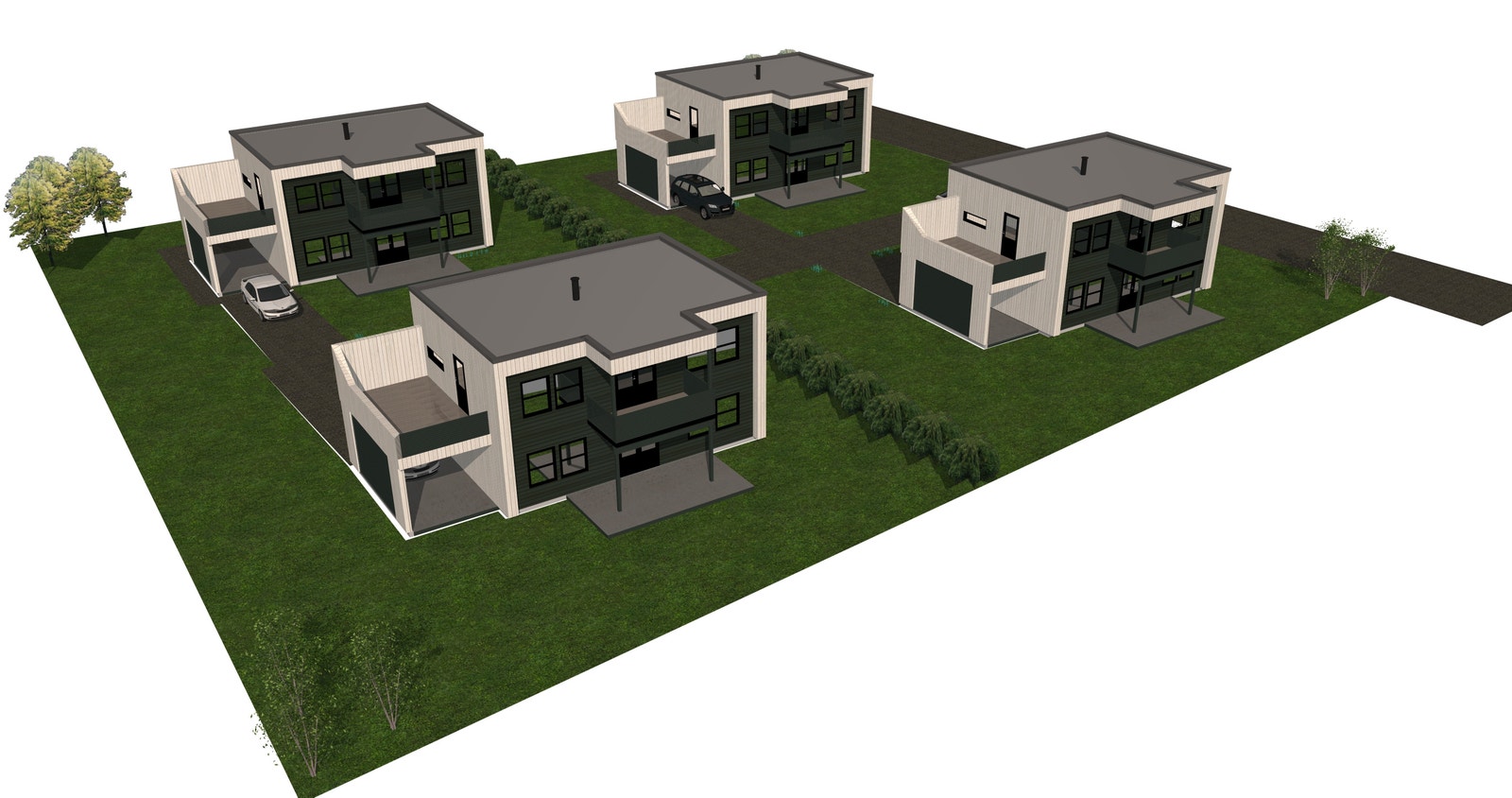 NYHET! Fokus Bygg har gleden av å presentere dette flotte feltet planlagt bygd på Øvre Nordstranda. NB: Bildet er kun en illustrasjon og endringer kan forekomme. Galleribilde
