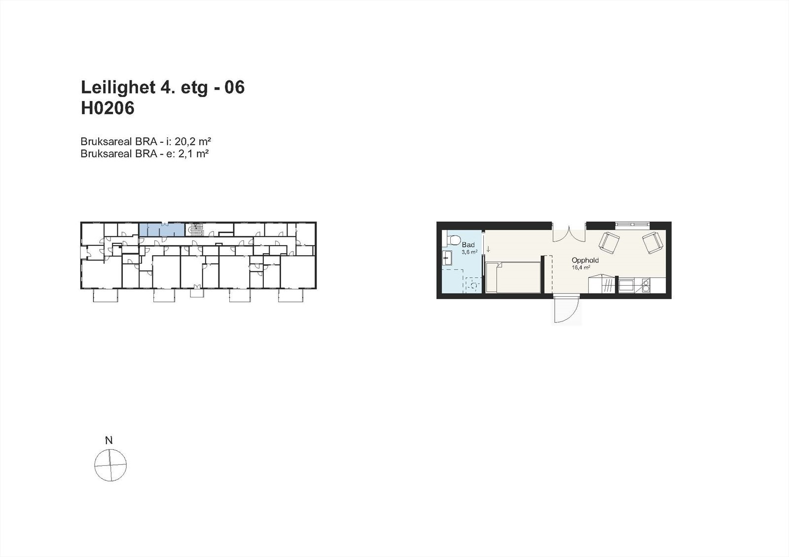 Plantegning L6-4 Galleribilde