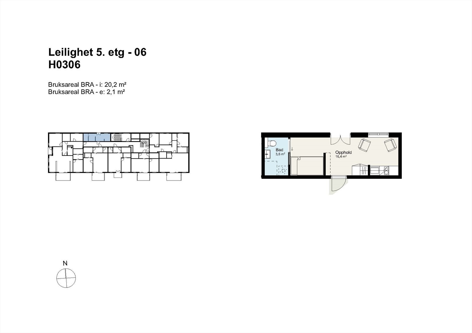 Plantegning L6-6 Galleribilde