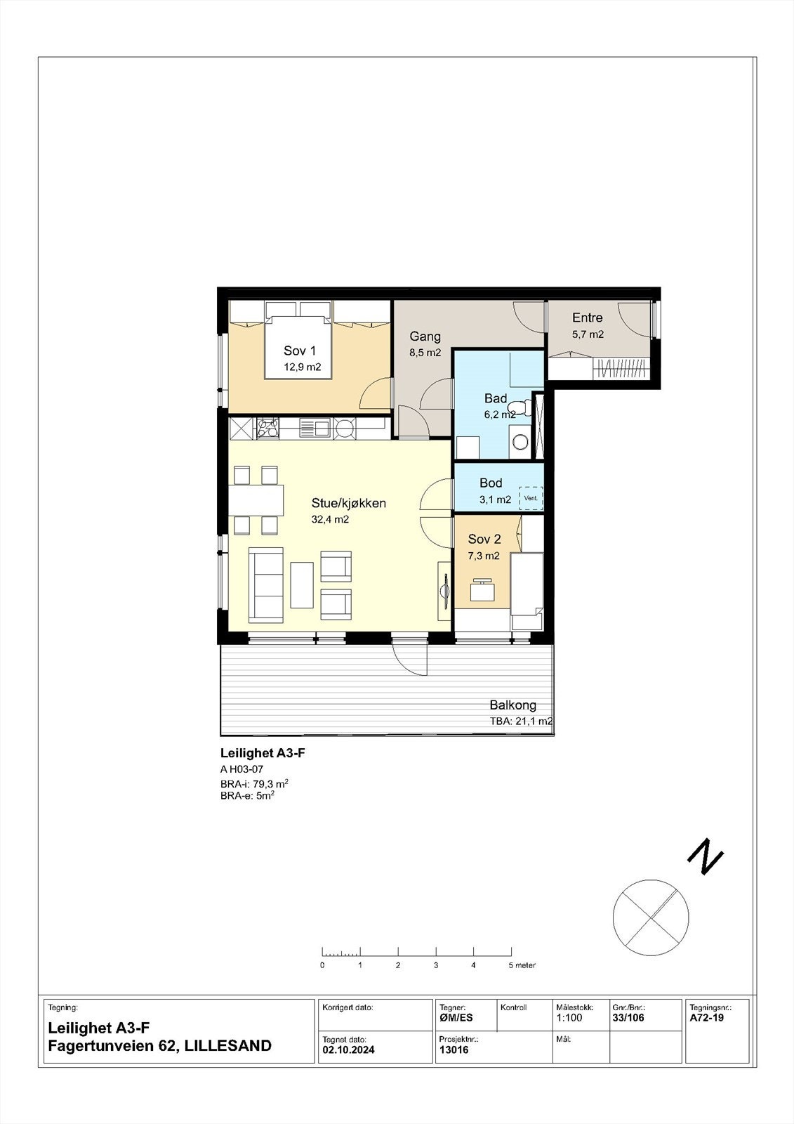 A72-19 Leilighet A3-F.jpg Galleribilde