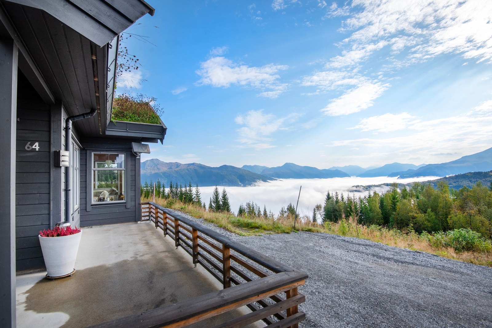 Fra hytta har man en praktfull utsikt! Galleribilde