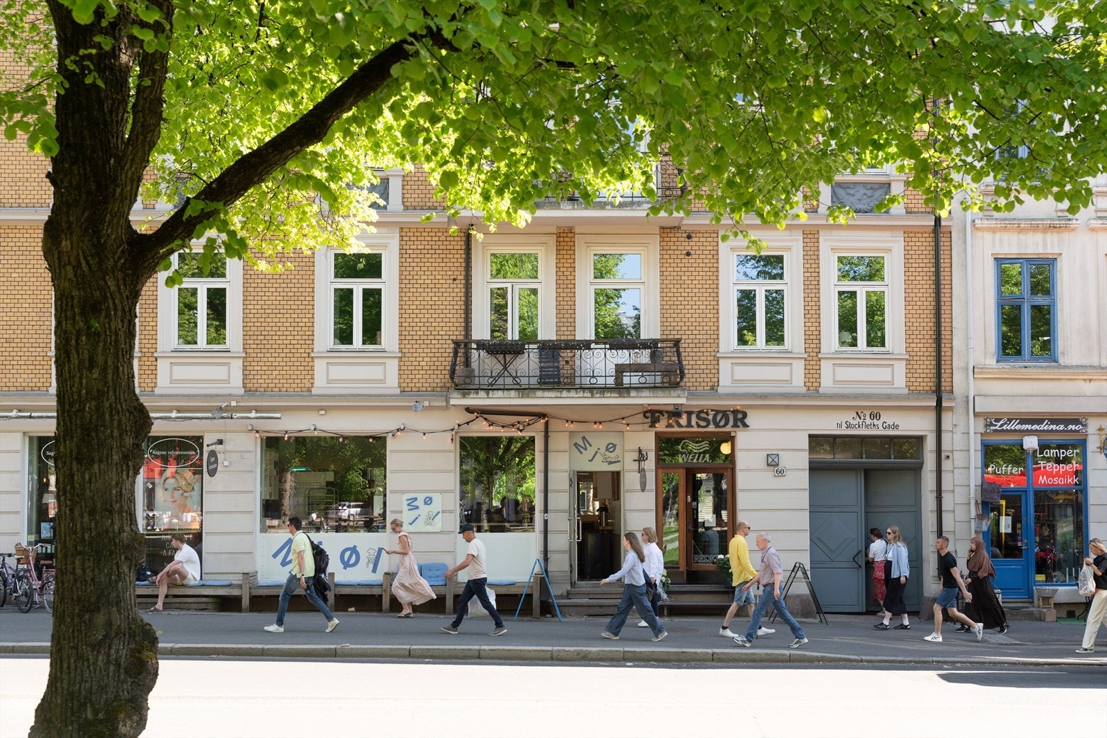 Borettslaget har flere næringslokaler til utleie som sørger for god økonomisk drift. Galleribilde